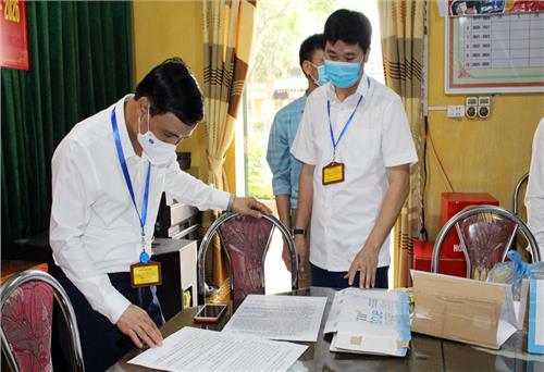 Kiểm tra công tác chuẩn bị bầu cử tại Đại Từ