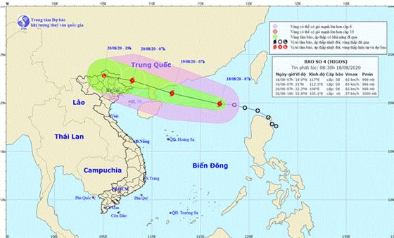 Áp thấp nhiệt đới trên biển Đông mạnh lên thành bão số 4