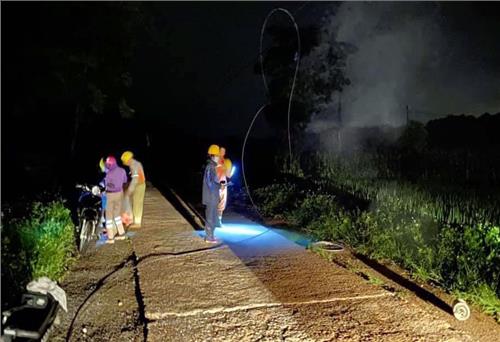 Phú Lương: Sự cố mất điện do mưa dông đã được khắc phục