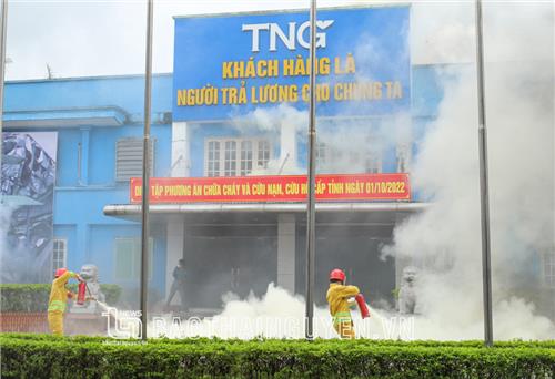 Thái Nguyên: 5.300 người tham gia diễn tập chữa cháy và cứu nạn, cứu hộ