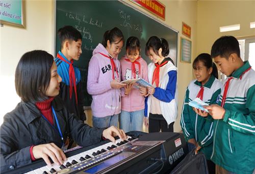 Cô giáo say mê với nghề
