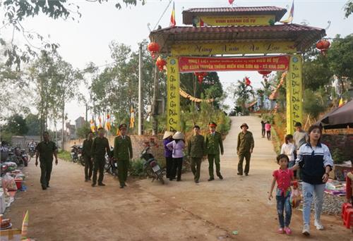 Đảm bảo an ninh trật tự trong mùa lễ hội