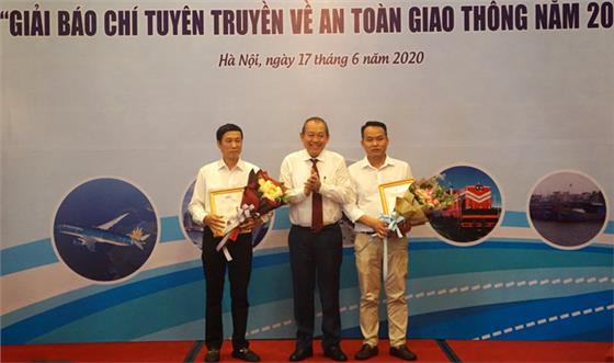 Trao giải báo chí tuyên truyền về an toàn giao thông năm 2019