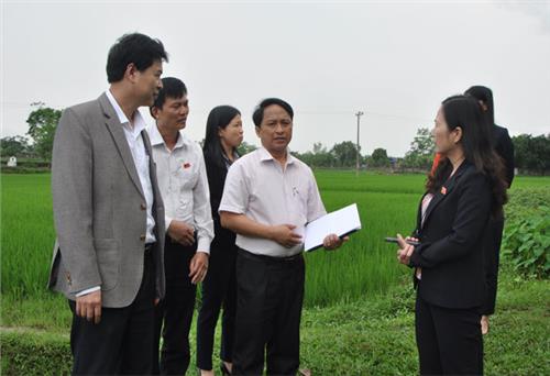 HĐND tỉnh khảo sát một số vấn đề liên quan đến nông nghiệp - nông thôn 