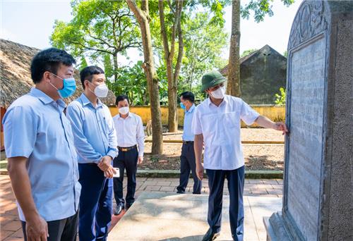 Đảm bảo chất lượng, mỹ thuật khi tôn tạo Di tích nơi thành lập cơ sở Đảng đầu tiên của tỉnh