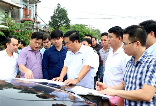 Đẩy nhanh tiến độ giải phóng mặt bằng