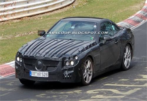 Bộ ba Mercedes SL roadster 2012 trên đường thử