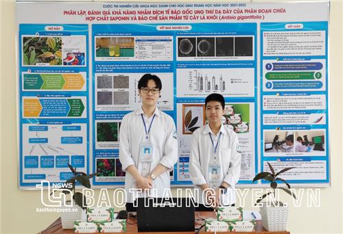 National Science and Technology Contest: Thai Nguyen wins two first prizes