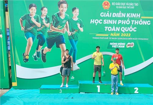 Thái Nguyên giành 6 huy chương tại Giải điền kinh học sinh toàn quốc