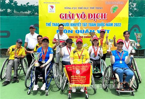 Sports tournament for disabled athletes: Thai Nguyen wins 12 medals 