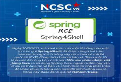 Hacker đã dò quét một số hệ thống tại Việt Nam qua lỗ hổng Spring4Shell