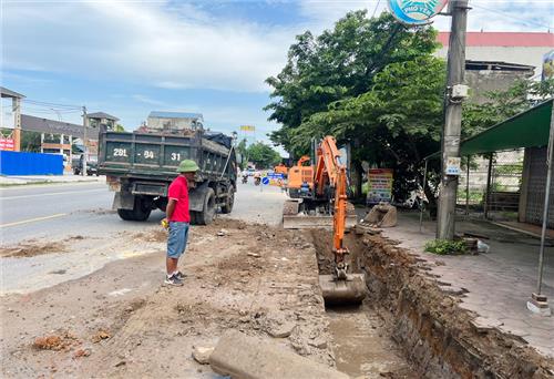 TP. Phổ Yên: Triển khai Dự án hạ ngầm đường điện chiếu sáng