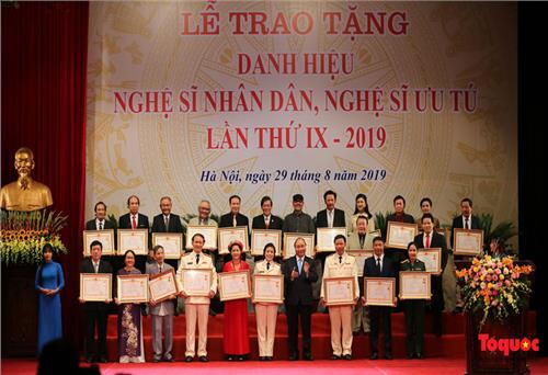 Hà Nội có 8 trường hợp đủ phiếu đề nghị xét tặng danh hiệu Nghệ sĩ nhân dân