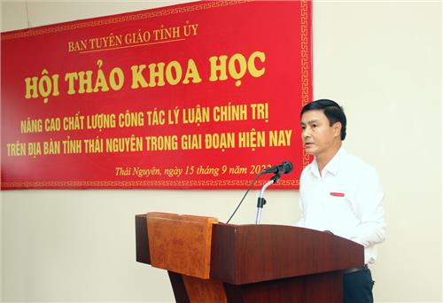 Nâng cao chất lượng công tác lý luận chính trị trong tình hình mới