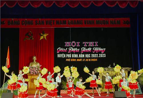 Phú Bình: Hội thi Giai điệu tuổi hồng thành công tốt đẹp