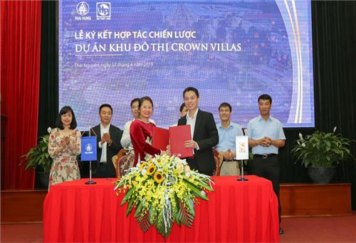 Thái Hưng ký kết hợp tác phân phối sản phẩm Khu đô thị Crown Villas