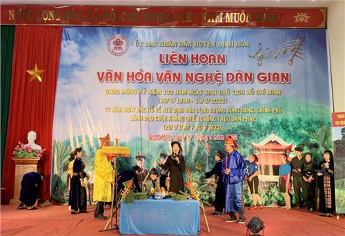 Liên hoan Văn hóa văn nghệ dân gian huyện Định Hoá năm 2022