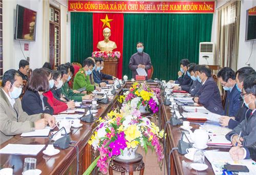 Đồng chí Bí thư Tỉnh ủy kiểm tra công tác phòng dịch nCoV tại T.P Sông Công