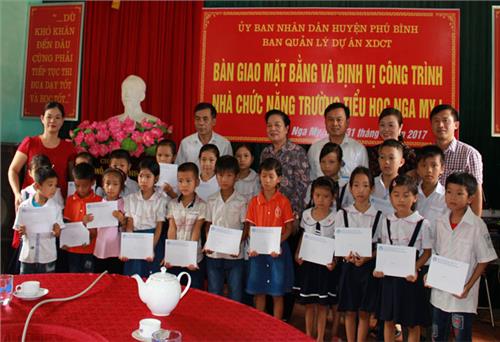 Support for Administration Building construction of Nga My I elementary school