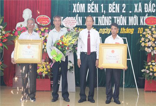 Xóm Bến đạt chuẩn nông thôn mới kiểu mẫu