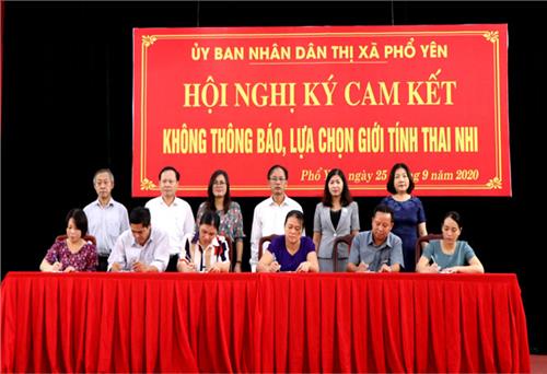 Ký cam kết không thông báo, lựa chọn giới tính thai nhi