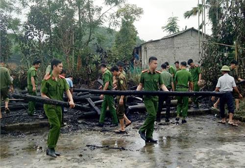 Cháy nhà sàn gây thiệt hại trên 150 triệu đồng