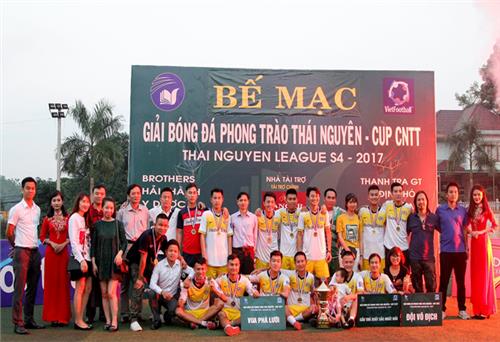 FC Brothers vô địch Thái Nguyên League
