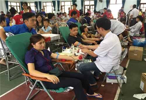 T.P Sông Công: Tiếp nhận 348 đơn vị máu