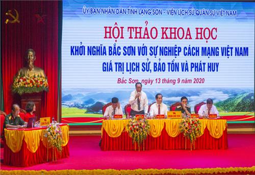 Hội thảo khoa học về Khởi nghĩa Bắc Sơn