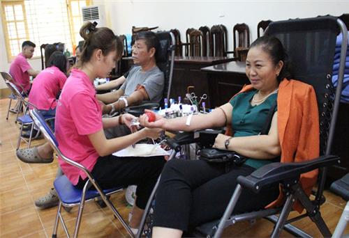 Hơn 400 người đăng ký tham gia hiến máu