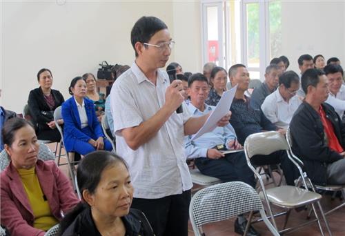 Đoàn đại biểu HĐND tỉnh tiếp xúc cử tri