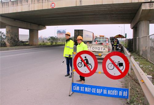 Đảm bảo an toàn giao thông trên cao tốc Hà Nội - Thái Nguyên