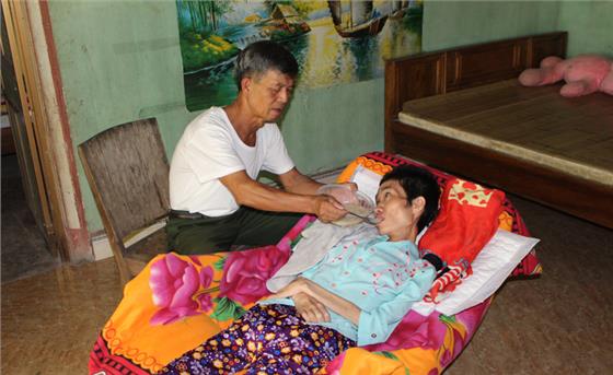 Hoàn cảnh éo le của cựu chiến binh Trần Văn Dự