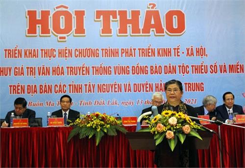 Phát triển nhanh, bền vững vùng đồng bào dân tộc thiểu số và miền núi tại Tây Nguyên, duyên hải miền Trung