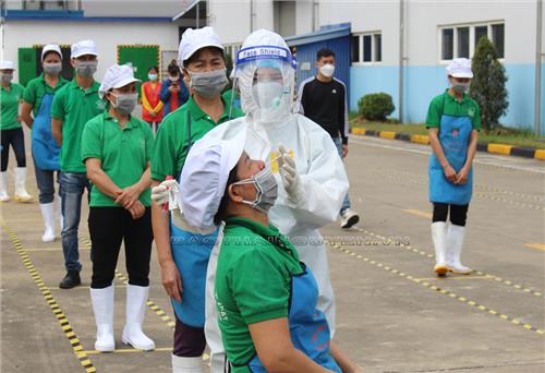 Thái Nguyên khẩn trương dập dịch trong khu công nghiệp