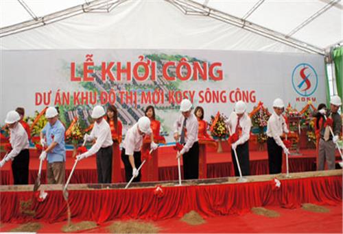 Khởi công Khu đô thị Kosy - Sông Công