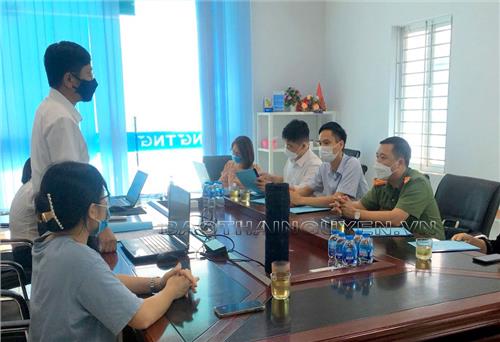 Kiểm tra công tác phòng, chống dịch COVID-19 tại cơ sở sản xuất kinh doanh