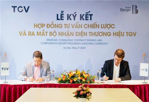 Lễ ký kết hợp đồng tư vấn chiến lược và ra mắt bộ nhận diện thương hiệu mới TGV