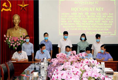 Đại Từ: Nâng cao hiệu quả thực thi pháp luật, giải quyết các vấn đề nổi cộm