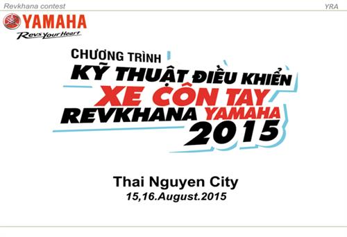 Chương trình kỹ thuật điều khiển xe côn tay Revkhana yamaha 2015