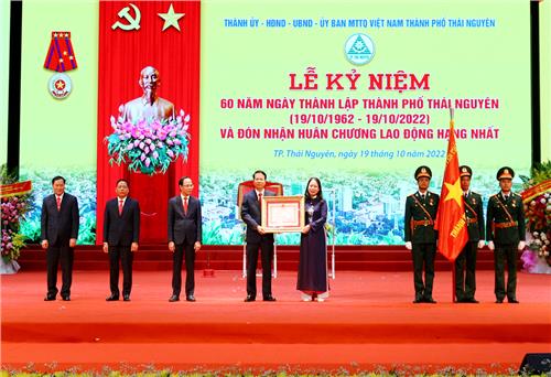 Kỷ niệm 60 năm thành lập TP. Thái Nguyên và đón nhận Huân chương Lao động hạng Nhất
