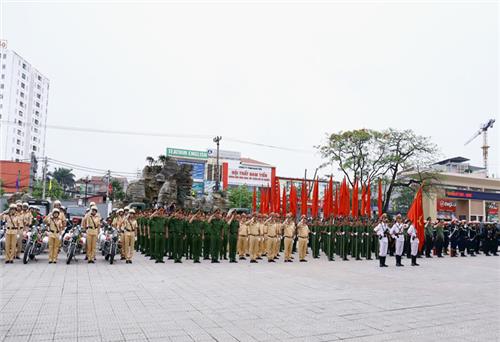 Ra quân đợt cao điểm đảm bảo an ninh trật tự