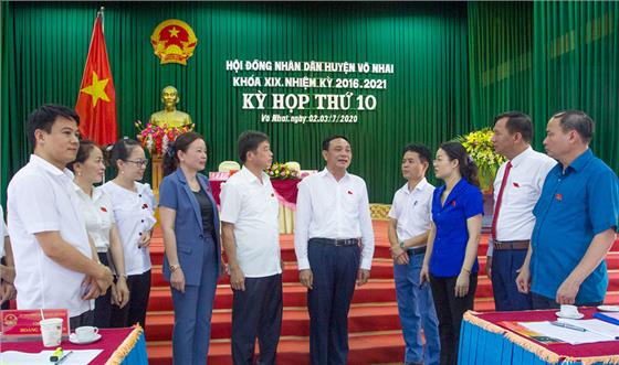 Luân chuyển cán bộ gắn với thực hiện chỉ tiêu nghị quyết ở Võ Nhai