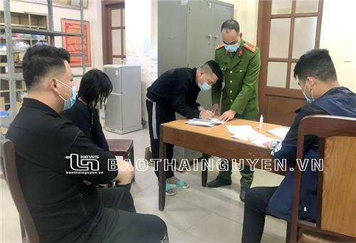 ​T.P Thái Nguyên: Phát hiện nhiều đối tượng sử dụng ma tuý tại quán KTV King Club
