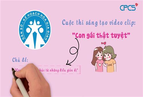 Cuộc thi sáng tạo video clip “Con gái thật tuyệt” trên mạng năm 2019