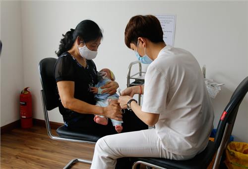 T.P Sông Công: Tỷ lệ tiêm chủng mở rộng trung bình đạt trên 98%
