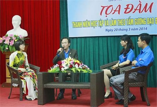 Tọa đàm “Thanh niên học tập và làm theo tấm gương đạo đức  Hồ Chí Minh”