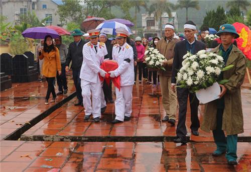 An táng hài cốt liệt sĩ