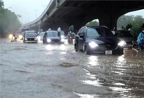 Từ chiều 25-8, hoàn lưu bão số 3 gây mưa lớn ở Bắc Bộ và Thanh Hóa