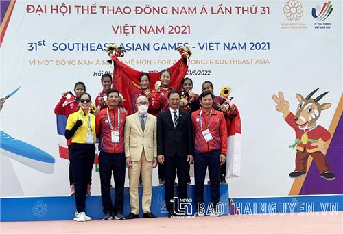 Vận động viên Thái Nguyên giành thêm 1 HCV SEA Game 31